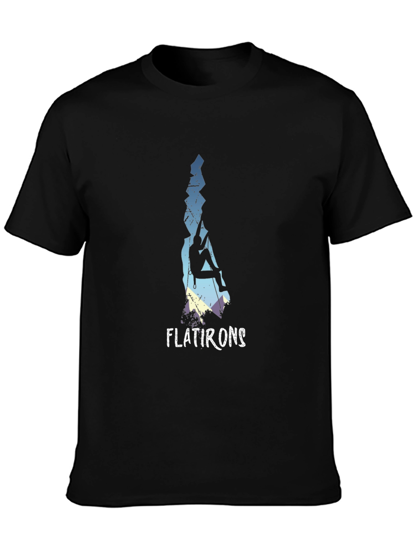 Flatirons Climbing Graphic Tee - Black