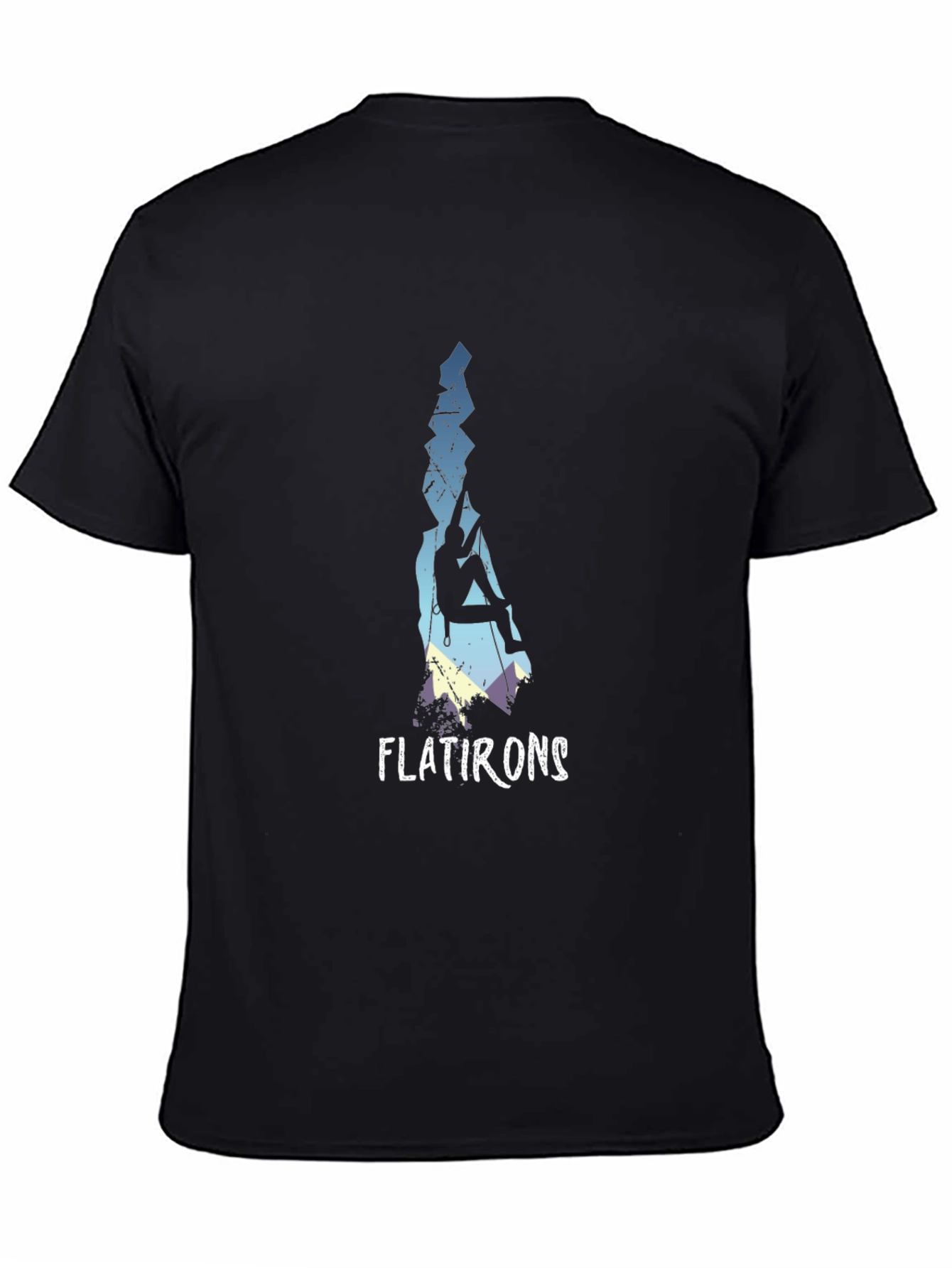 Flatirons Climbing Graphic Tee - Black