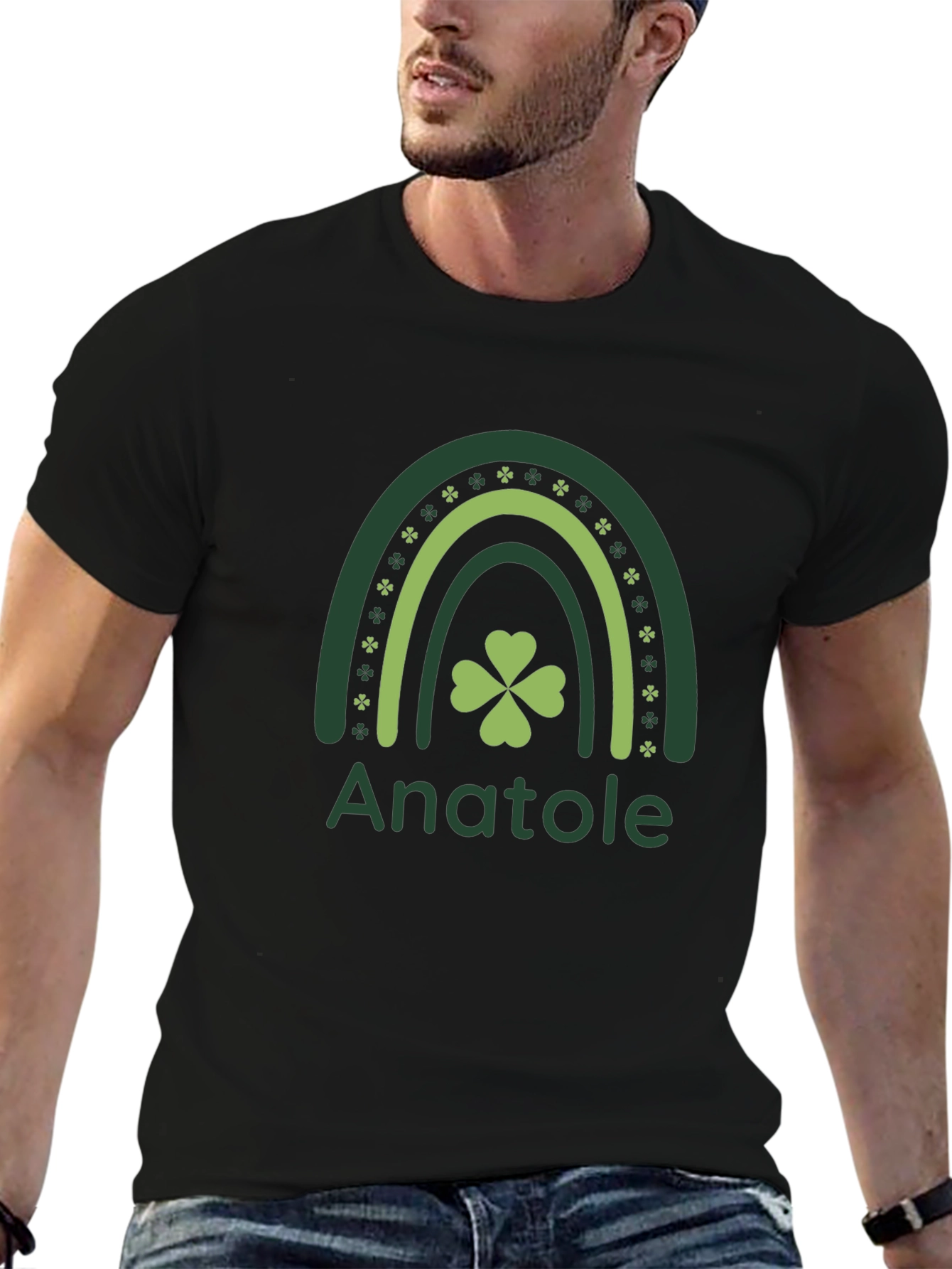 St. Patricks Day Rainbow Anatole T-Shirt