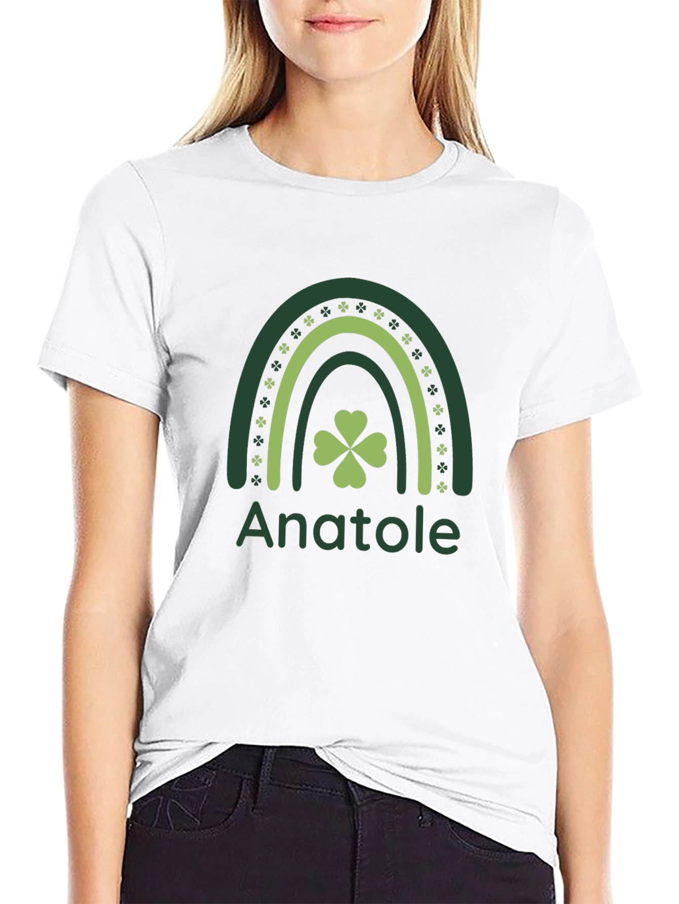 St. Patricks Day Rainbow Anatole T-Shirt