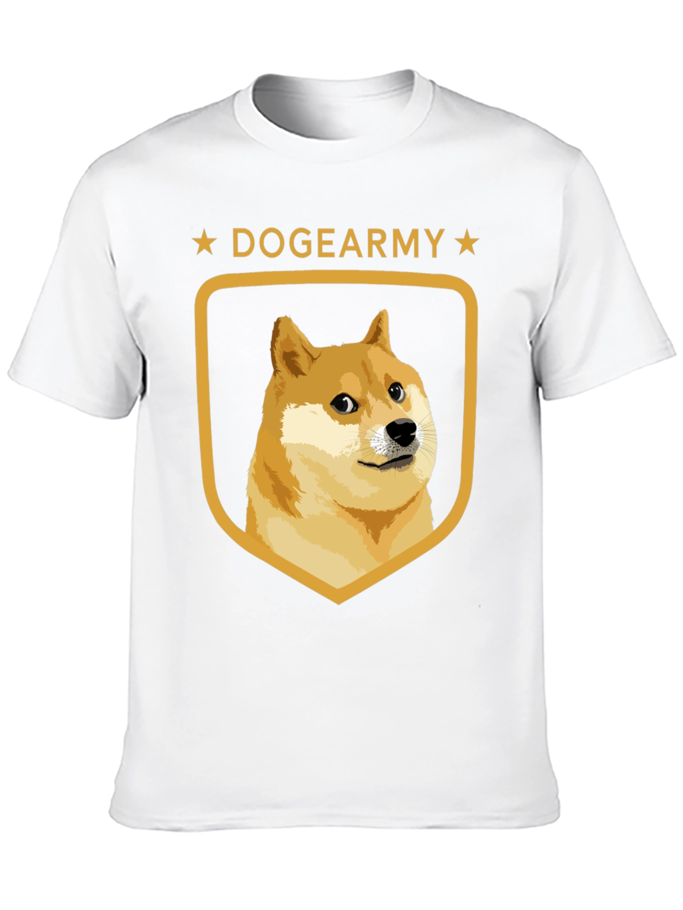 DogeArmy T-Shirt - Black Crew Neck Tee