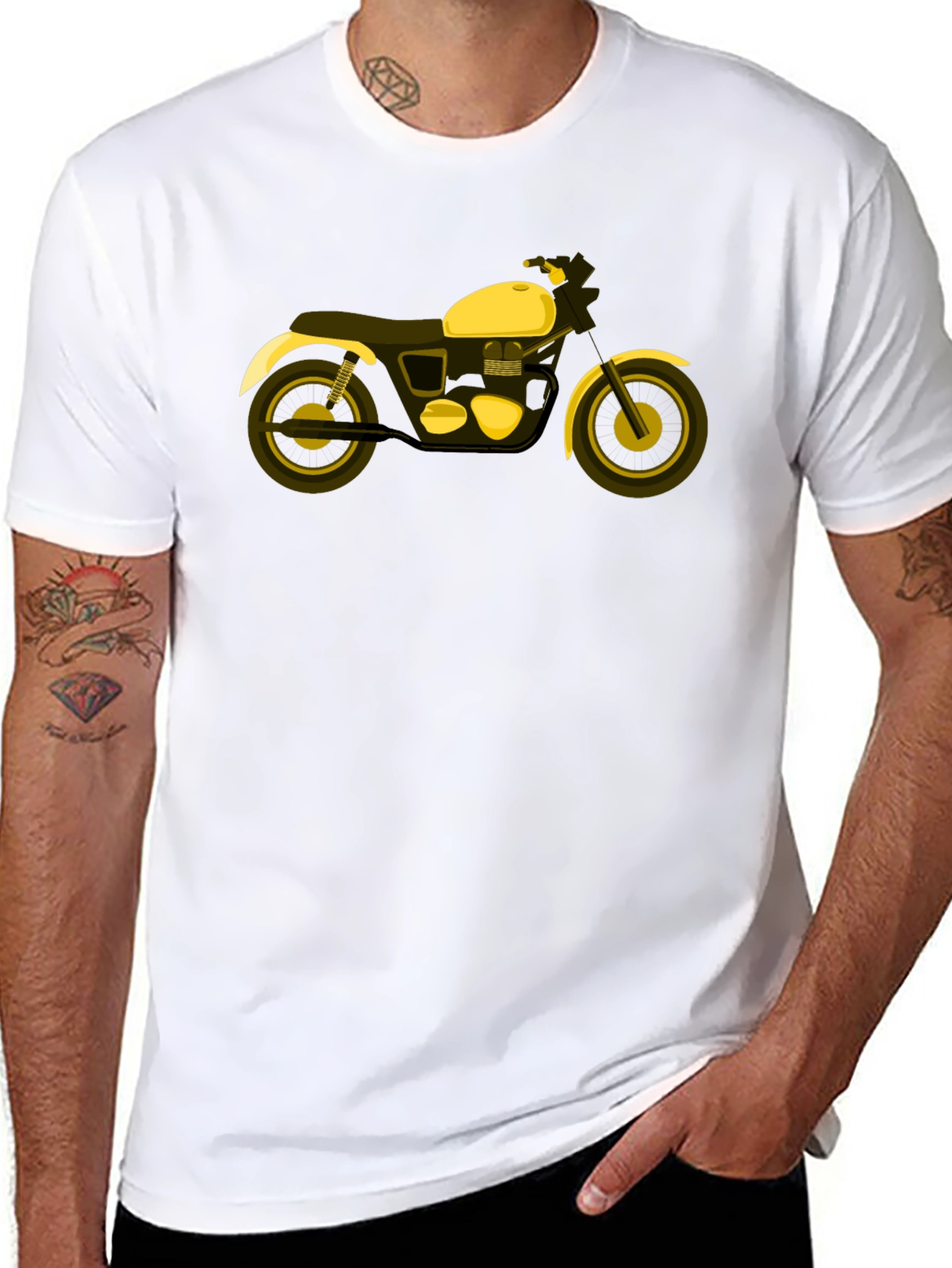 Motorcycle Graphic T-Shirt - Ride in Style