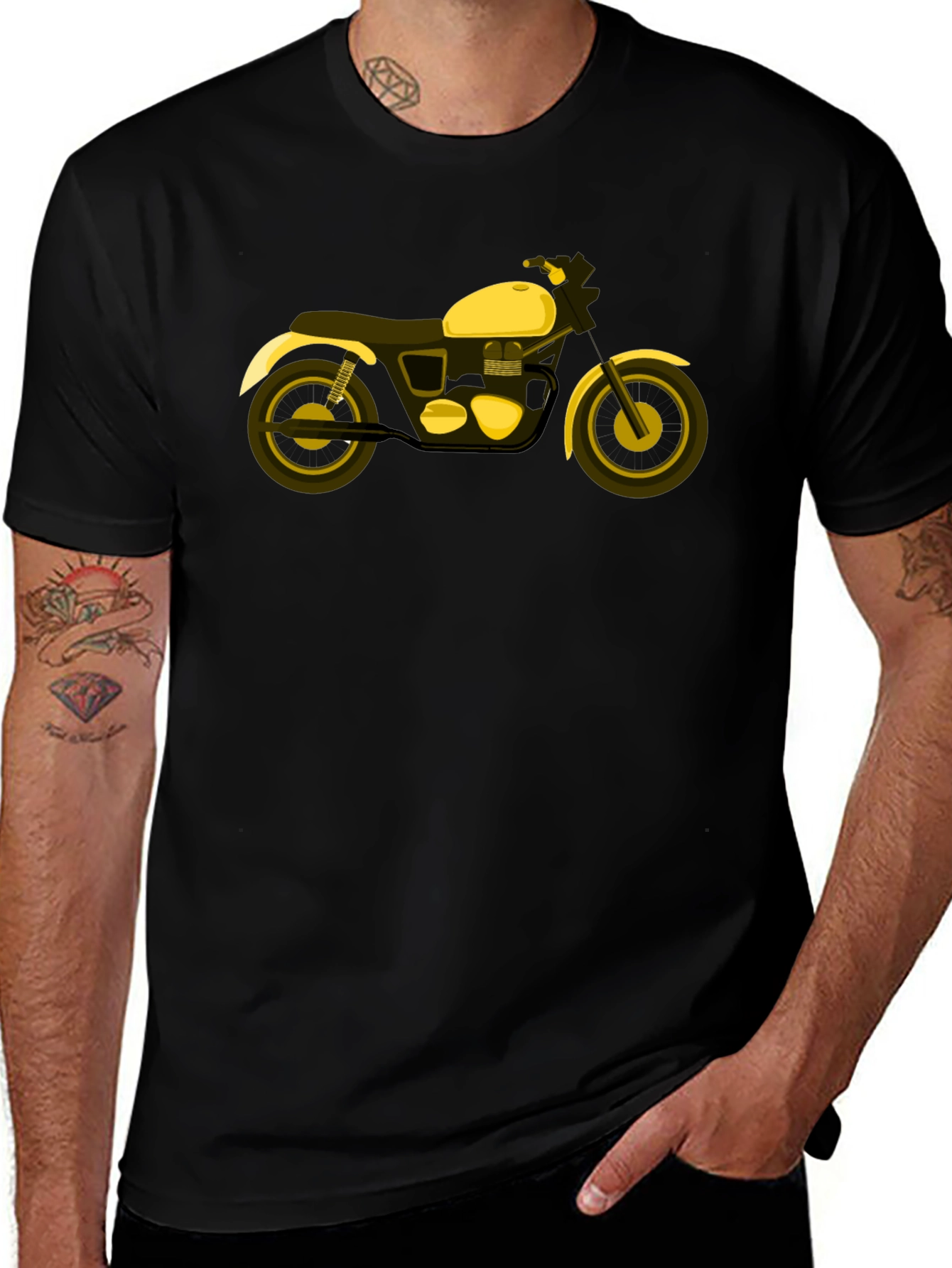 Motorcycle Graphic T-Shirt - Ride in Style