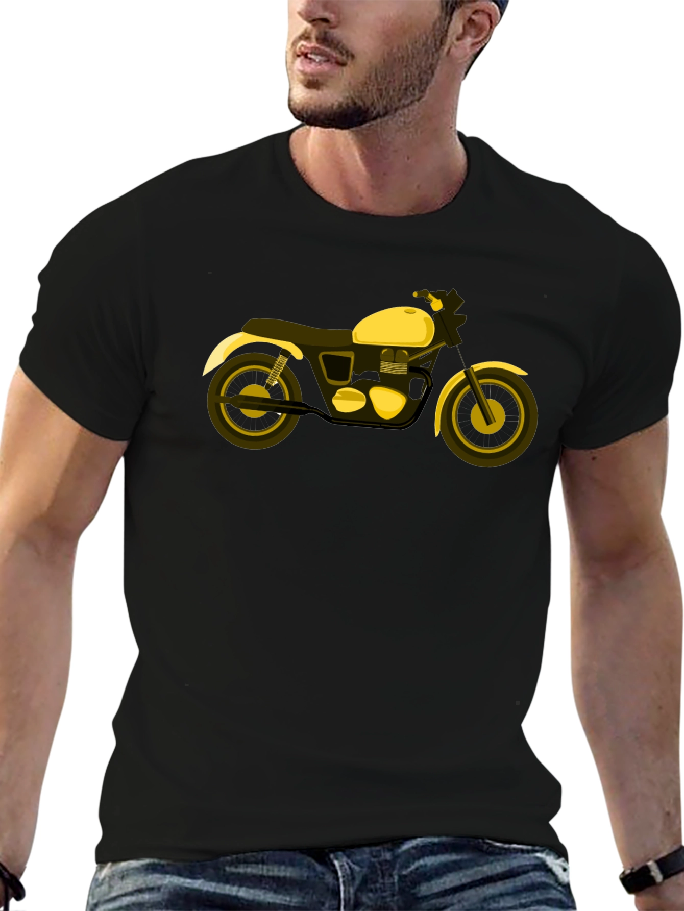 Motorcycle Graphic T-Shirt - Ride in Style