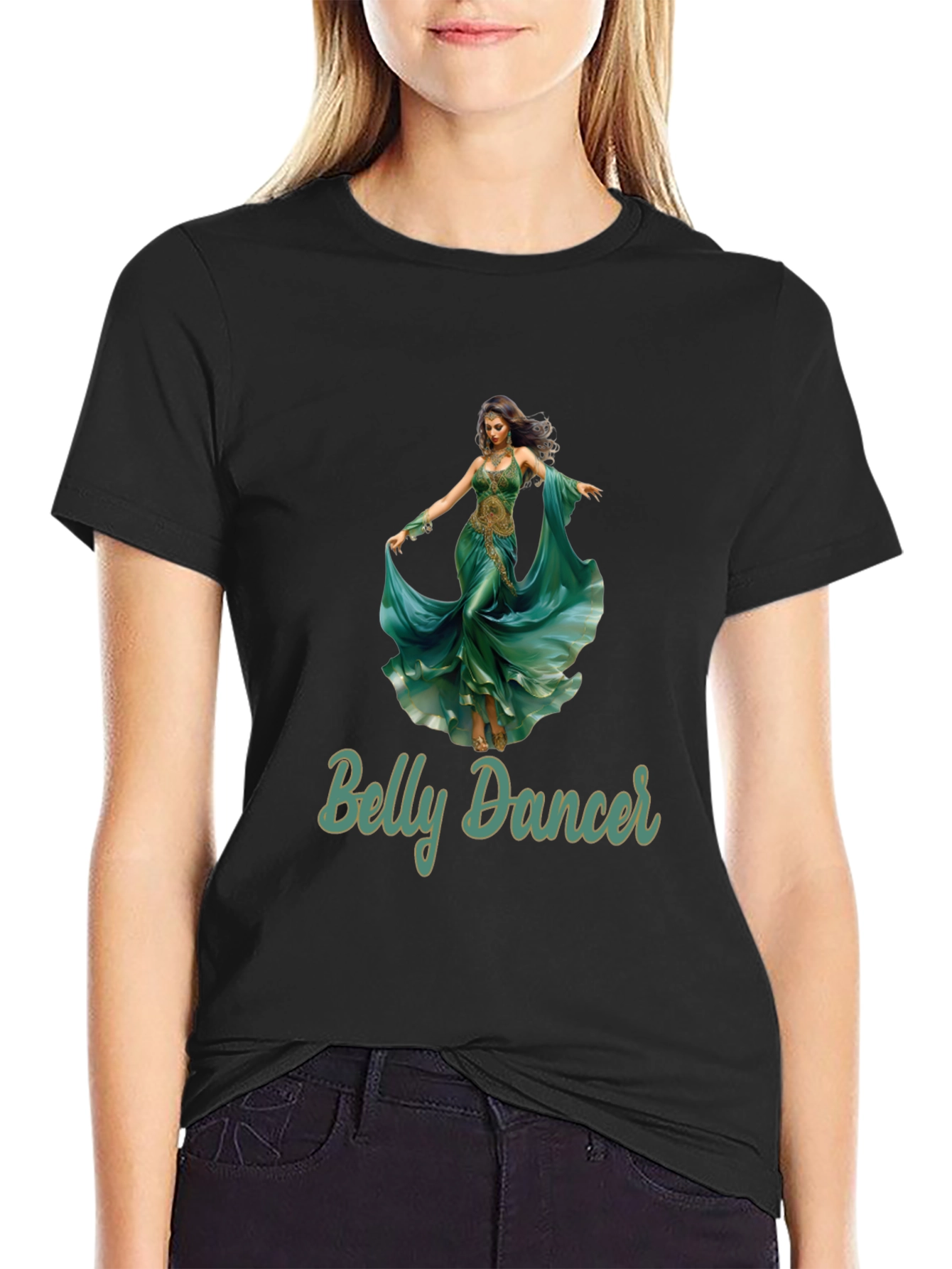 Belly Dancer Graphic T-Shirt - Unique Design