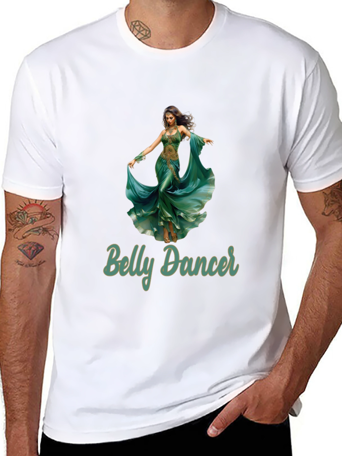 Belly Dancer Graphic T-Shirt - Unique Design