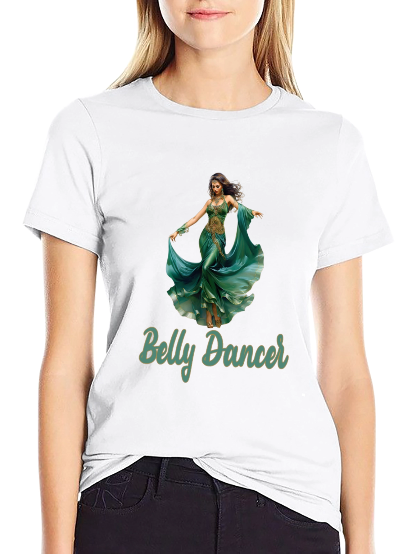 Belly Dancer Graphic T-Shirt - Unique Design