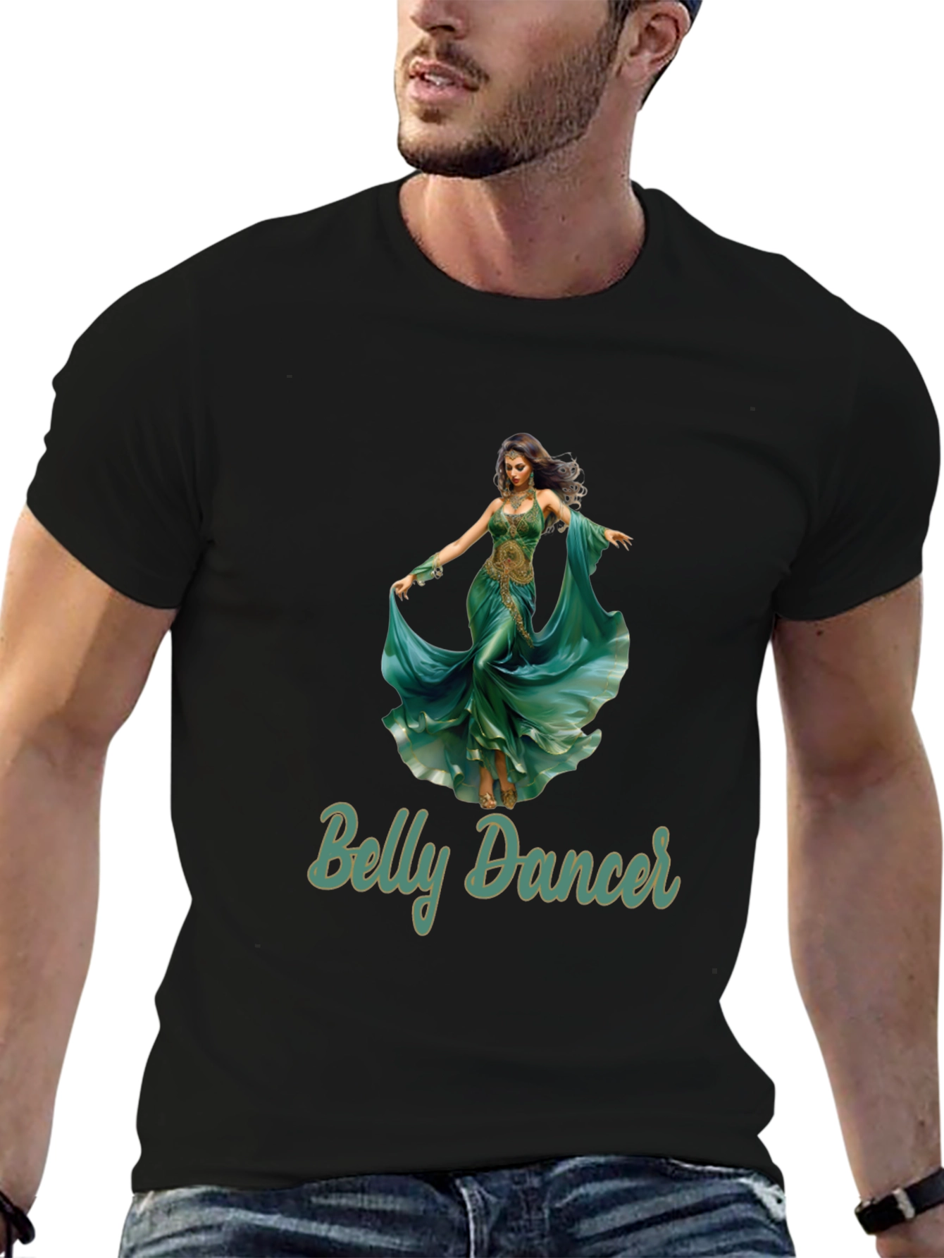 Belly Dancer Graphic T-Shirt - Unique Design