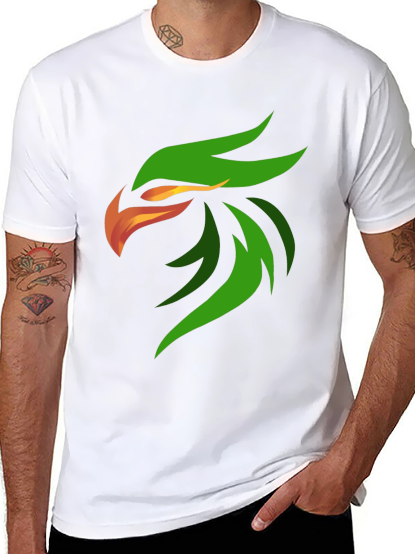 Bold Eagle Graphic Black T-Shirt