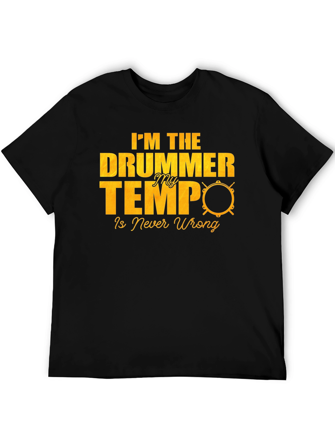 Drummer Tempo T-Shirt - Music Lover Tee