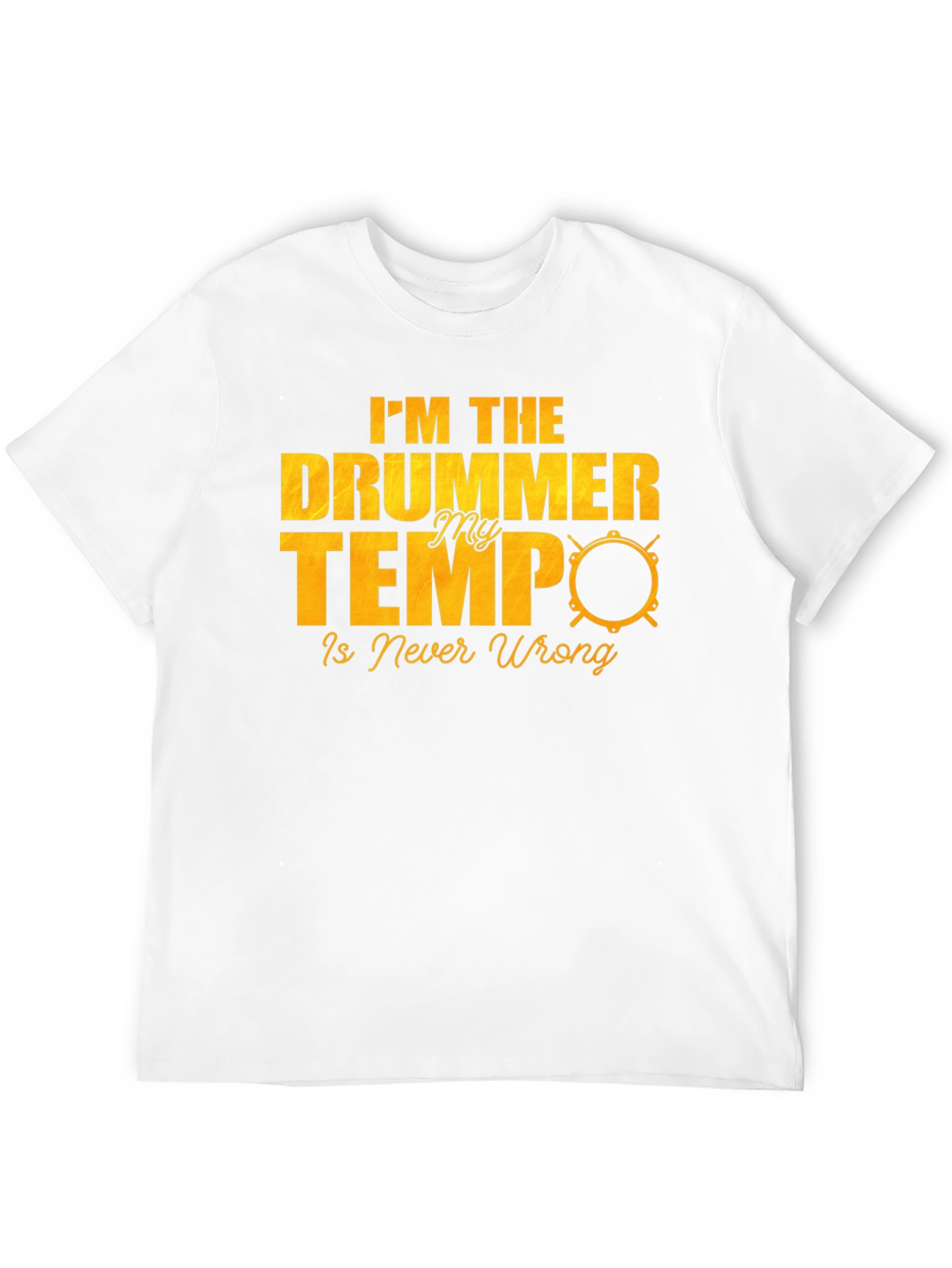 Drummer Tempo T-Shirt - Music Lover Tee