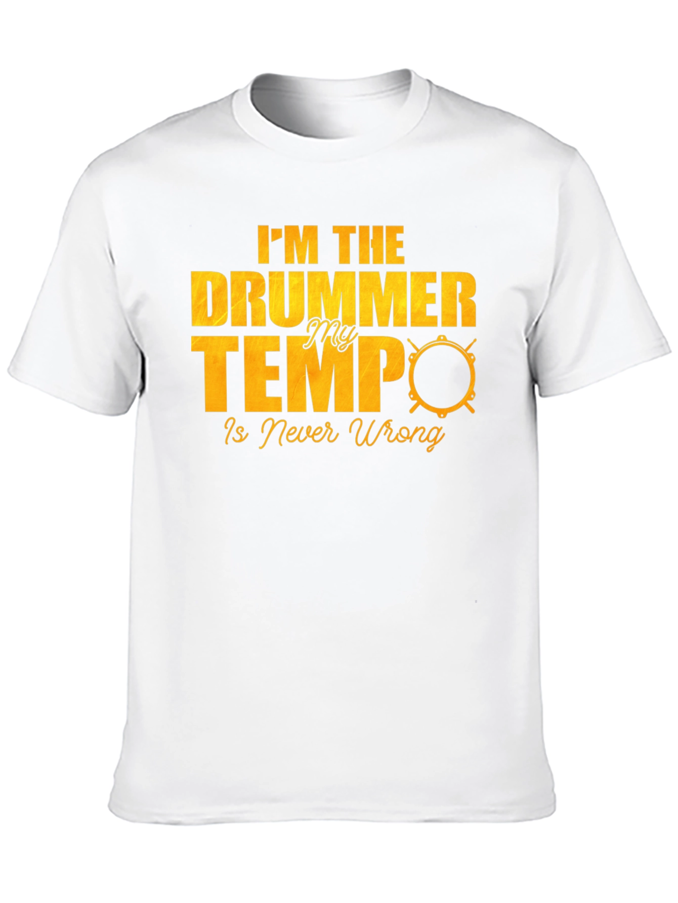 Drummer Tempo T-Shirt - Music Lover Tee