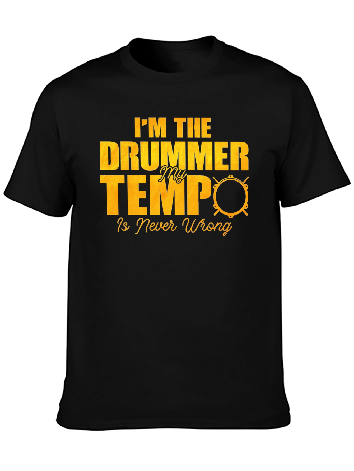 Drummer Tempo T-Shirt - Music Lover Tee