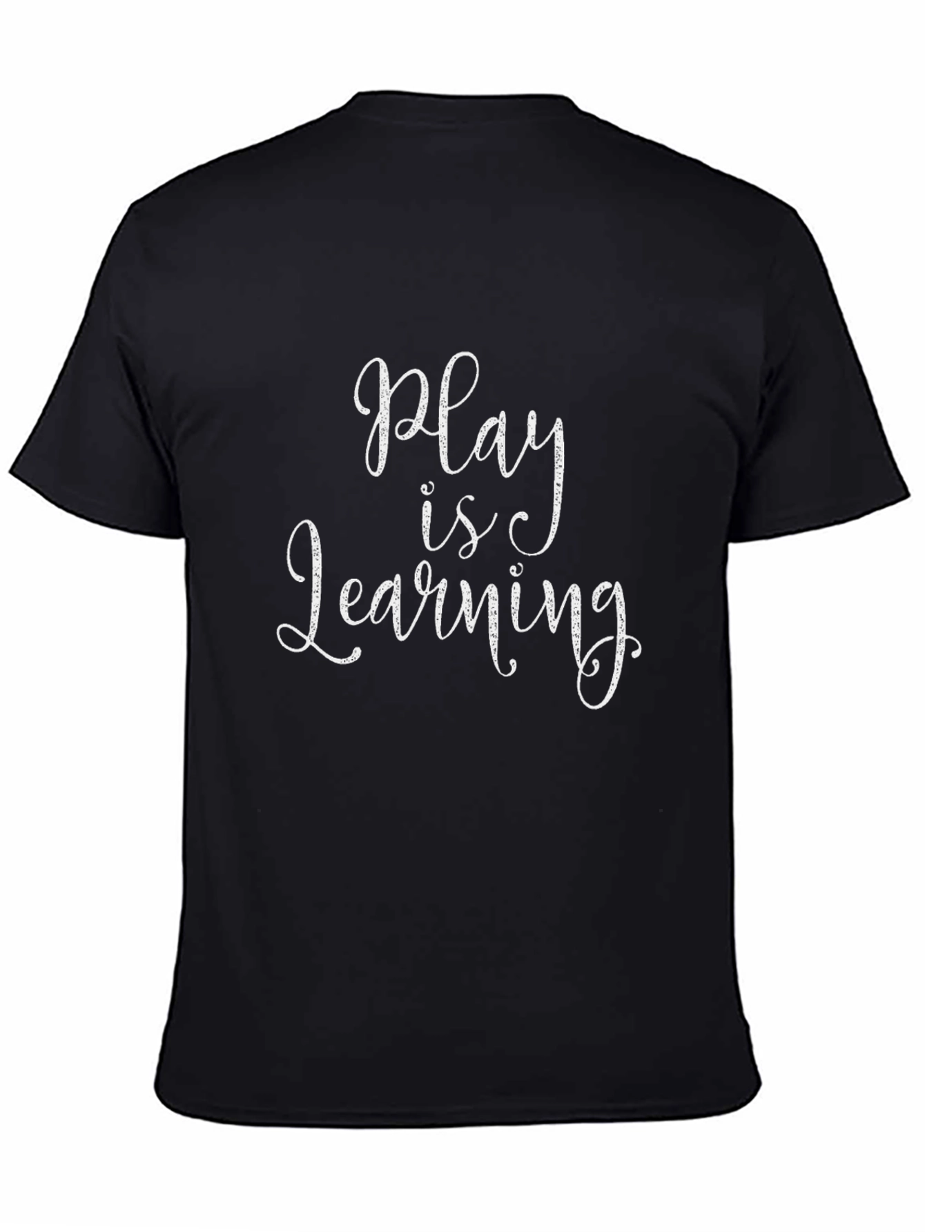 Play is Learning Black Graphic Tee