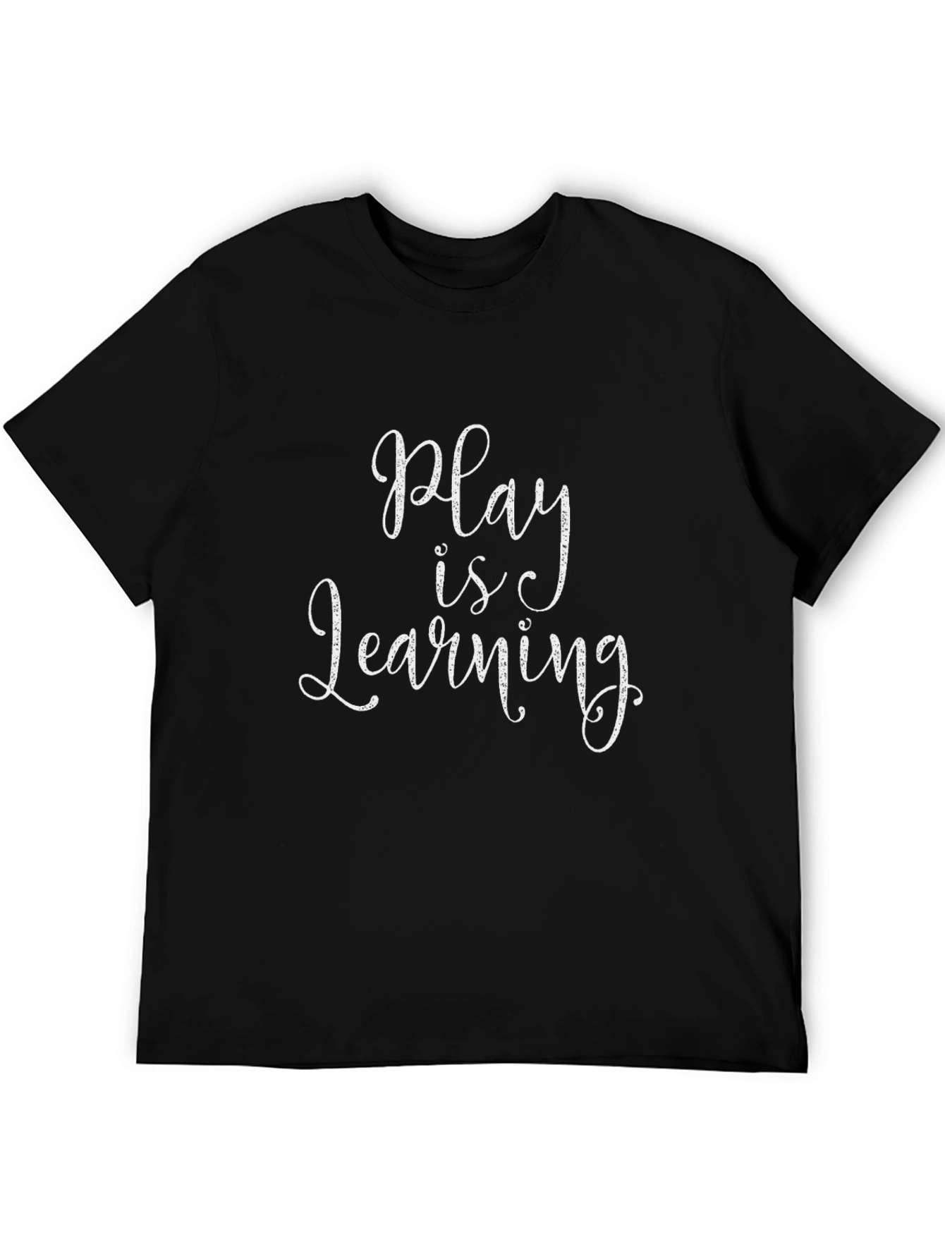 Play is Learning Black Graphic Tee