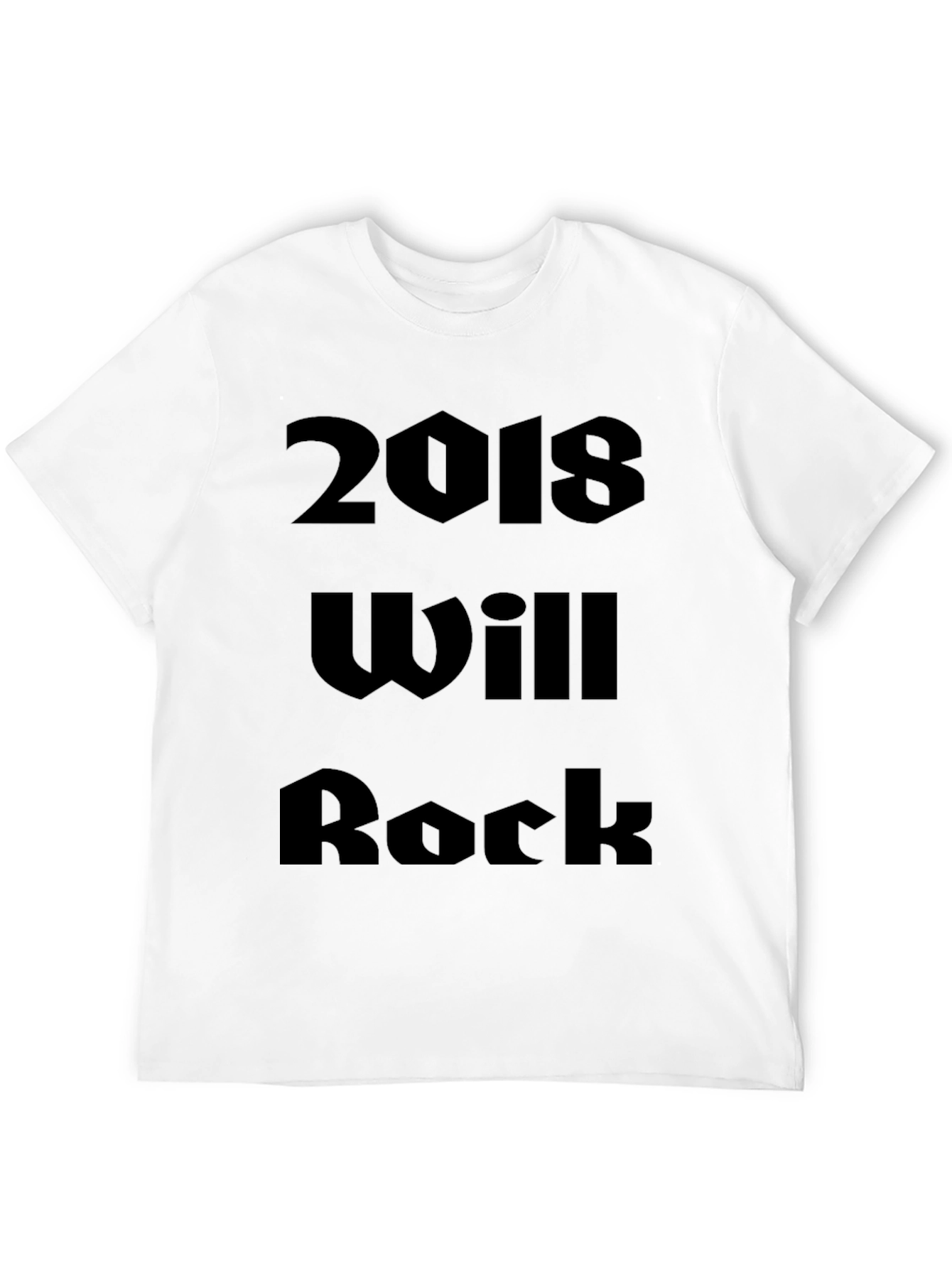 2018 Will Rock Graphic T-Shirt - Black