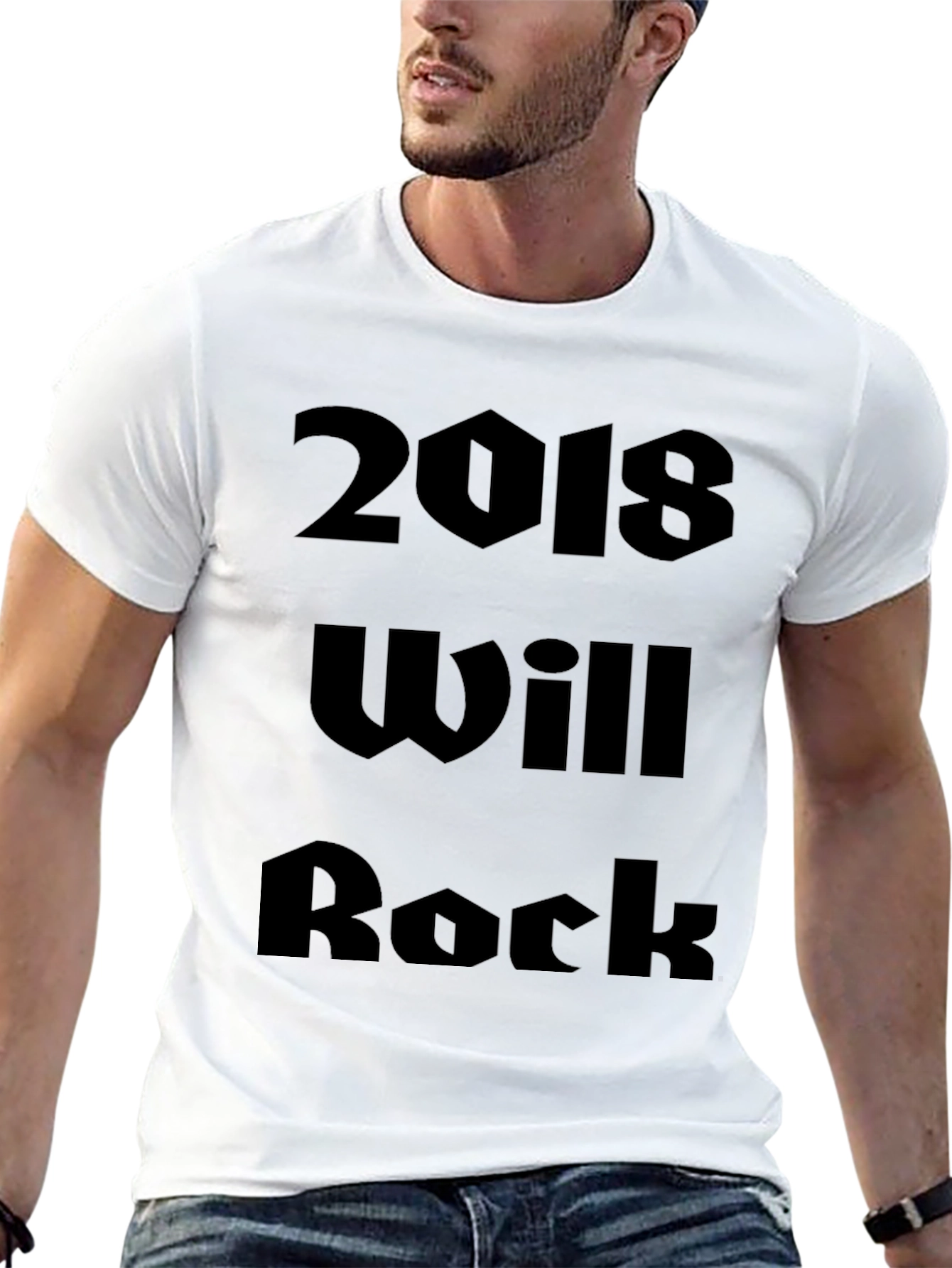 2018 Will Rock Graphic T-Shirt - Black