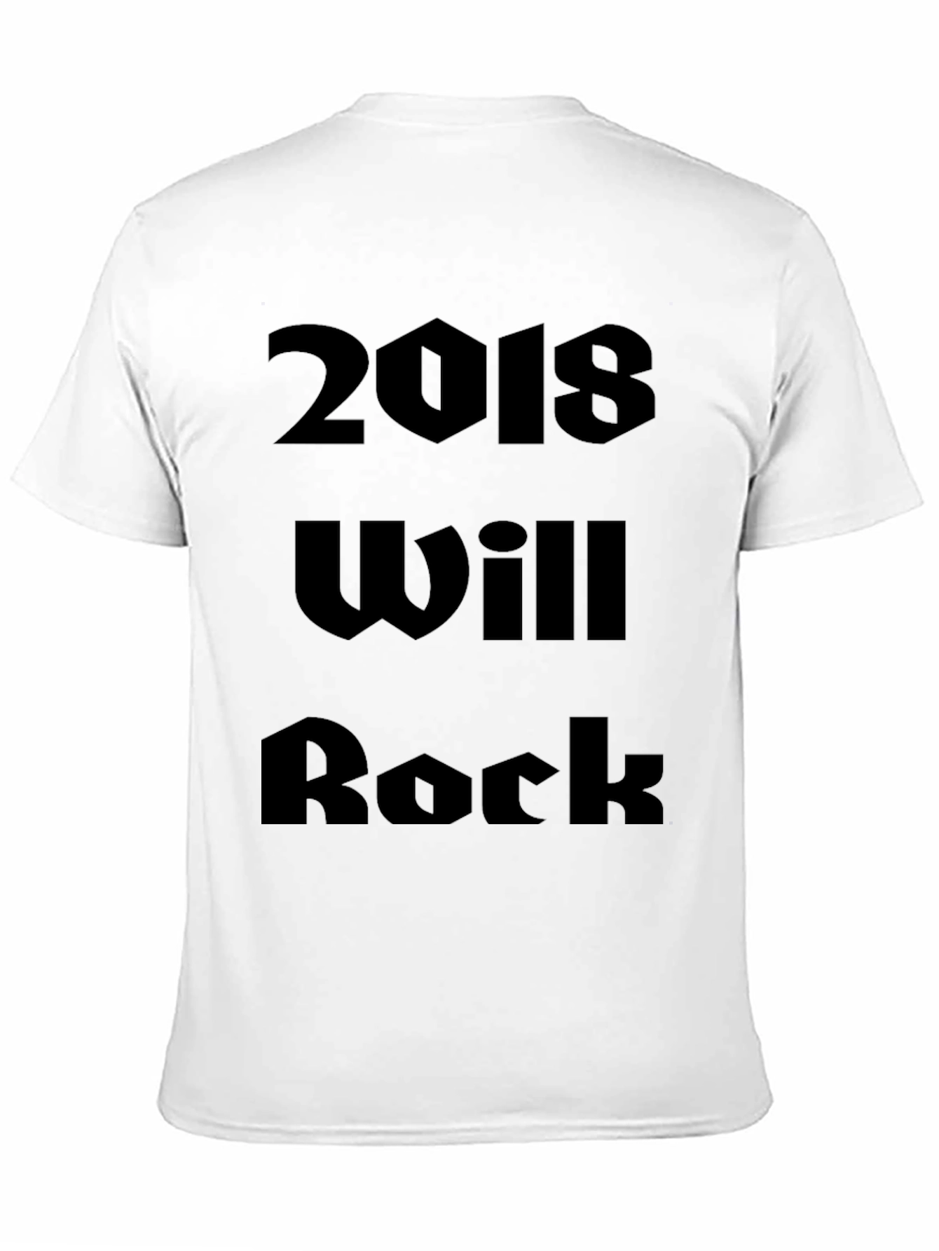 2018 Will Rock Graphic T-Shirt - Black