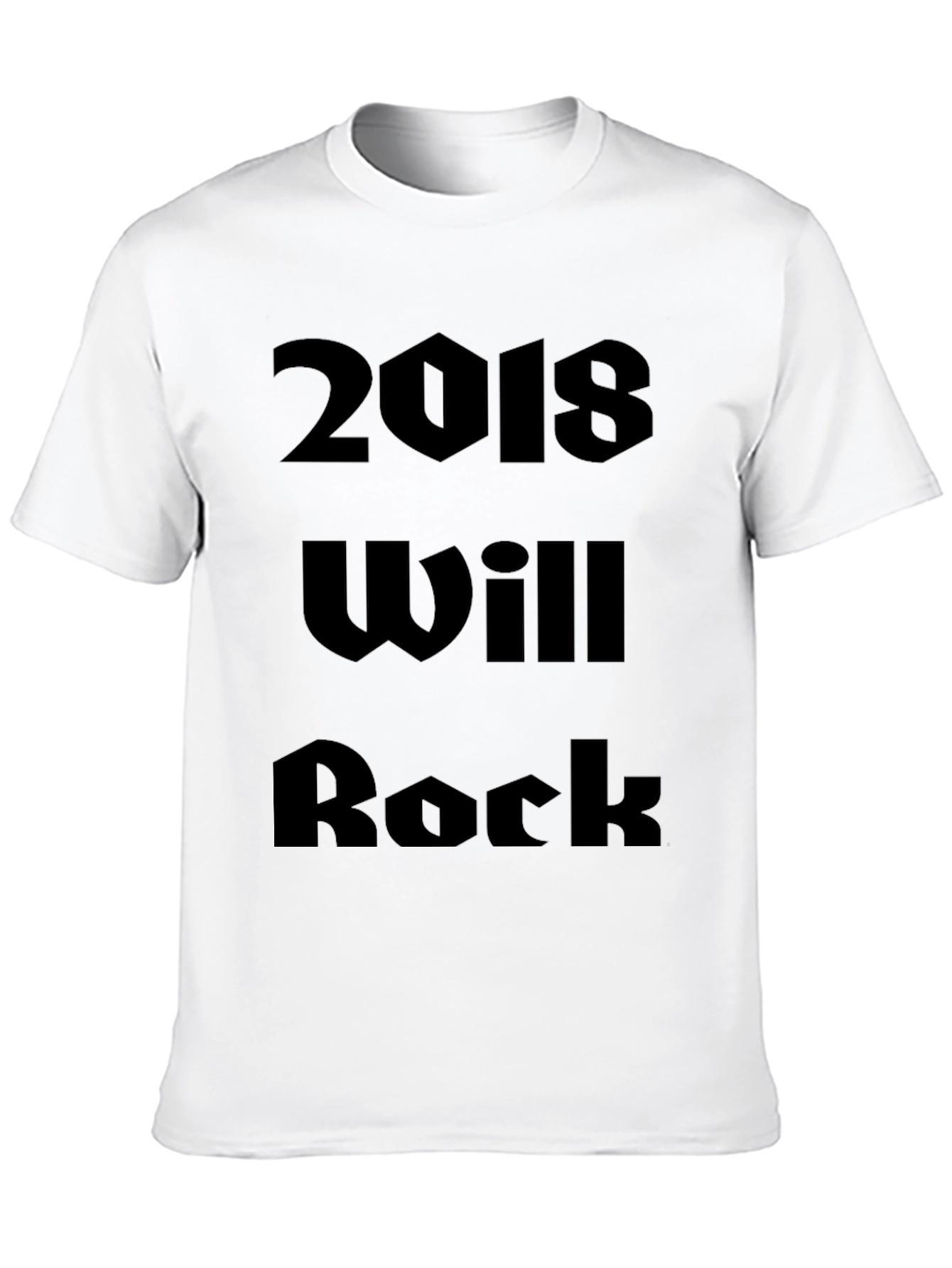 2018 Will Rock Graphic T-Shirt - Black