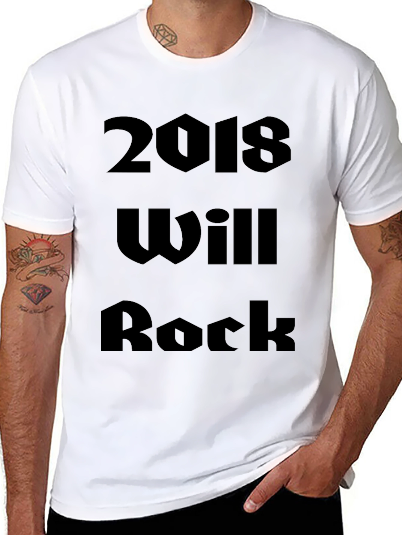 2018 Will Rock Graphic T-Shirt - Black