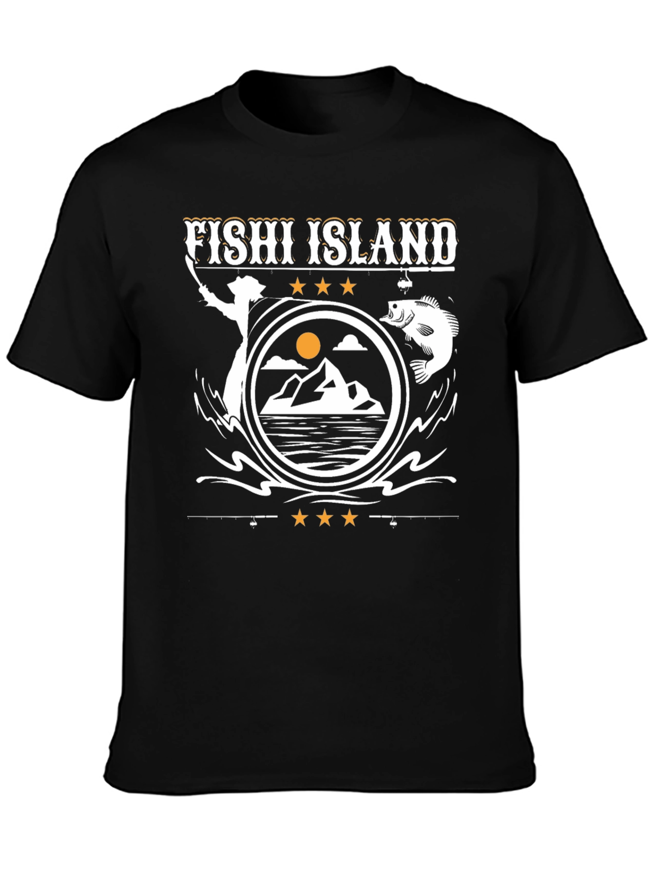 Fishing Island Graphic Tee