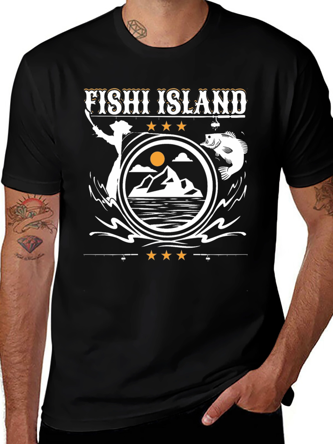 Fishing Island Graphic Tee
