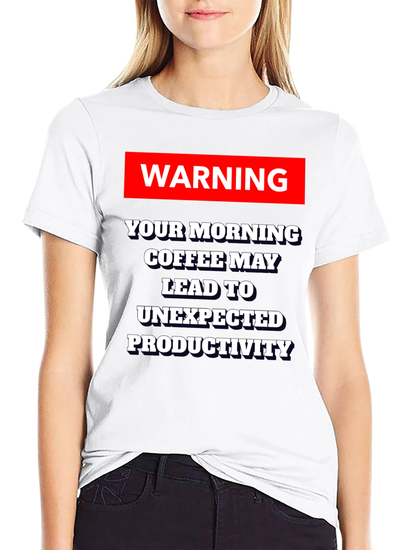 Warning: Coffee May Lead to Productivity T-Shirt
