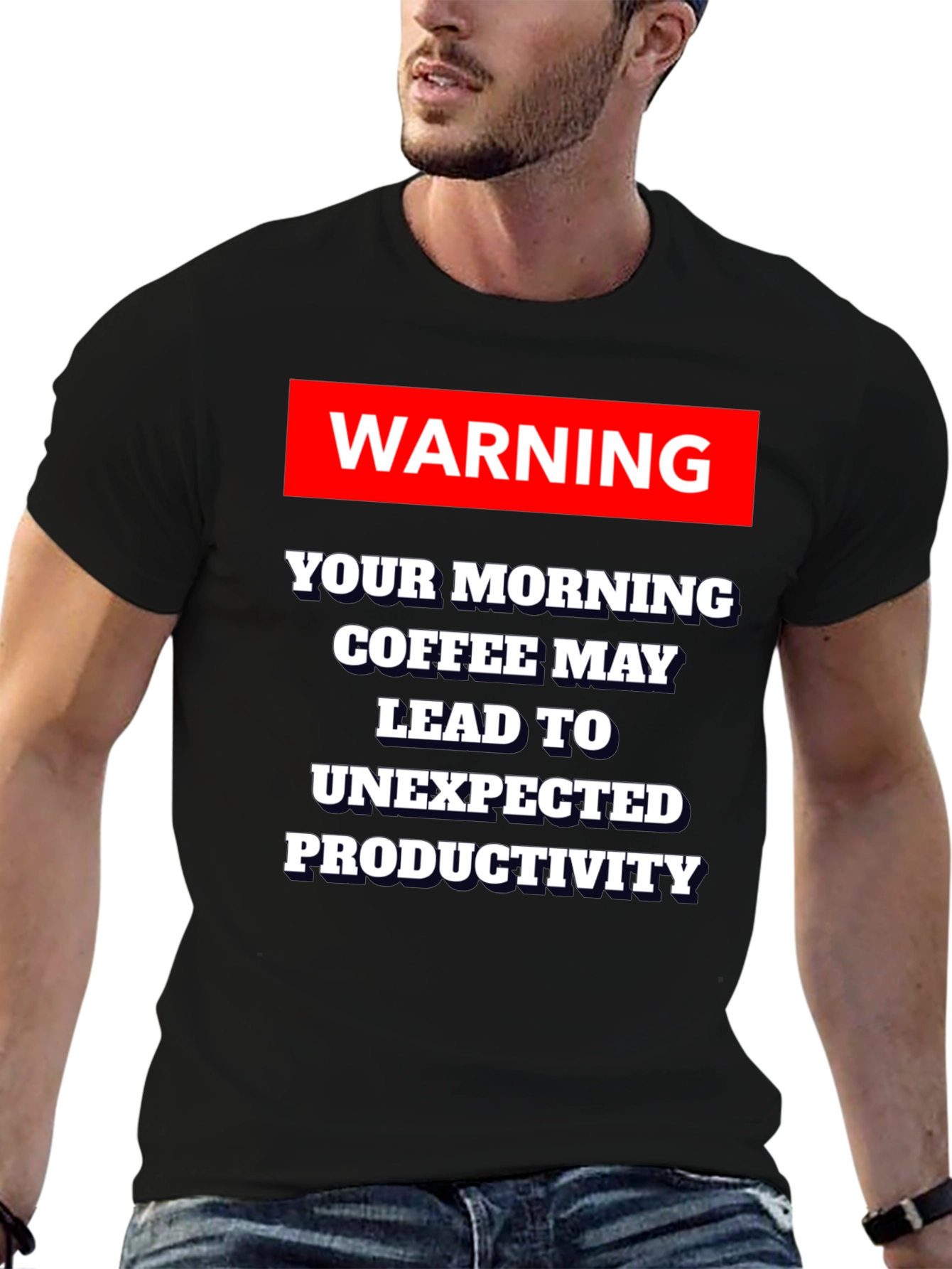 Warning: Coffee May Lead to Productivity T-Shirt