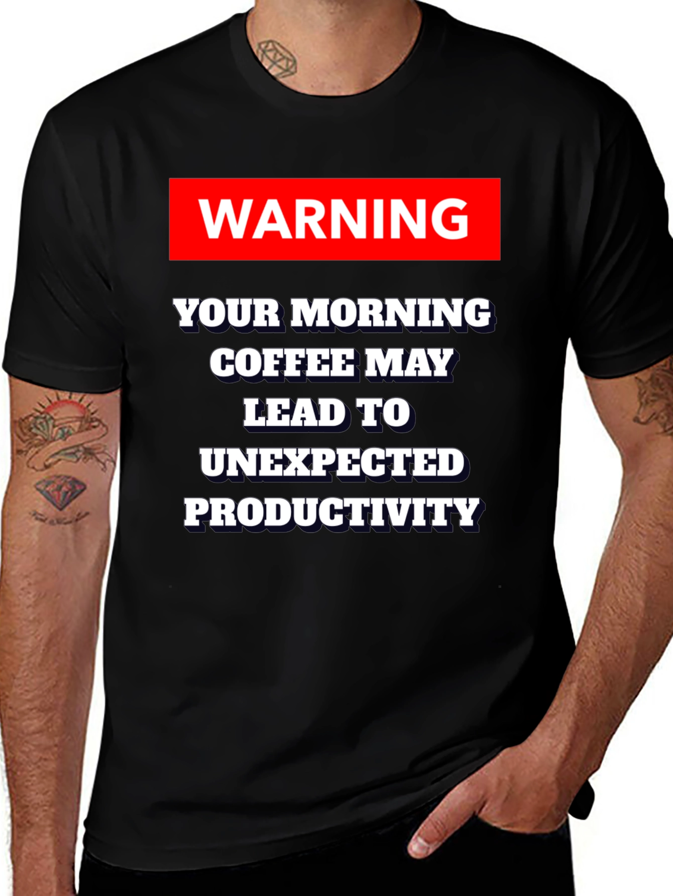 Warning: Coffee May Lead to Productivity T-Shirt