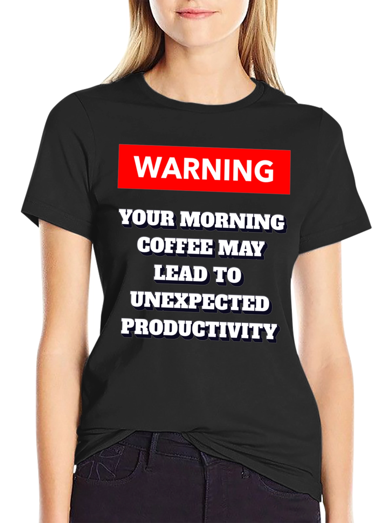 Warning: Coffee May Lead to Productivity T-Shirt