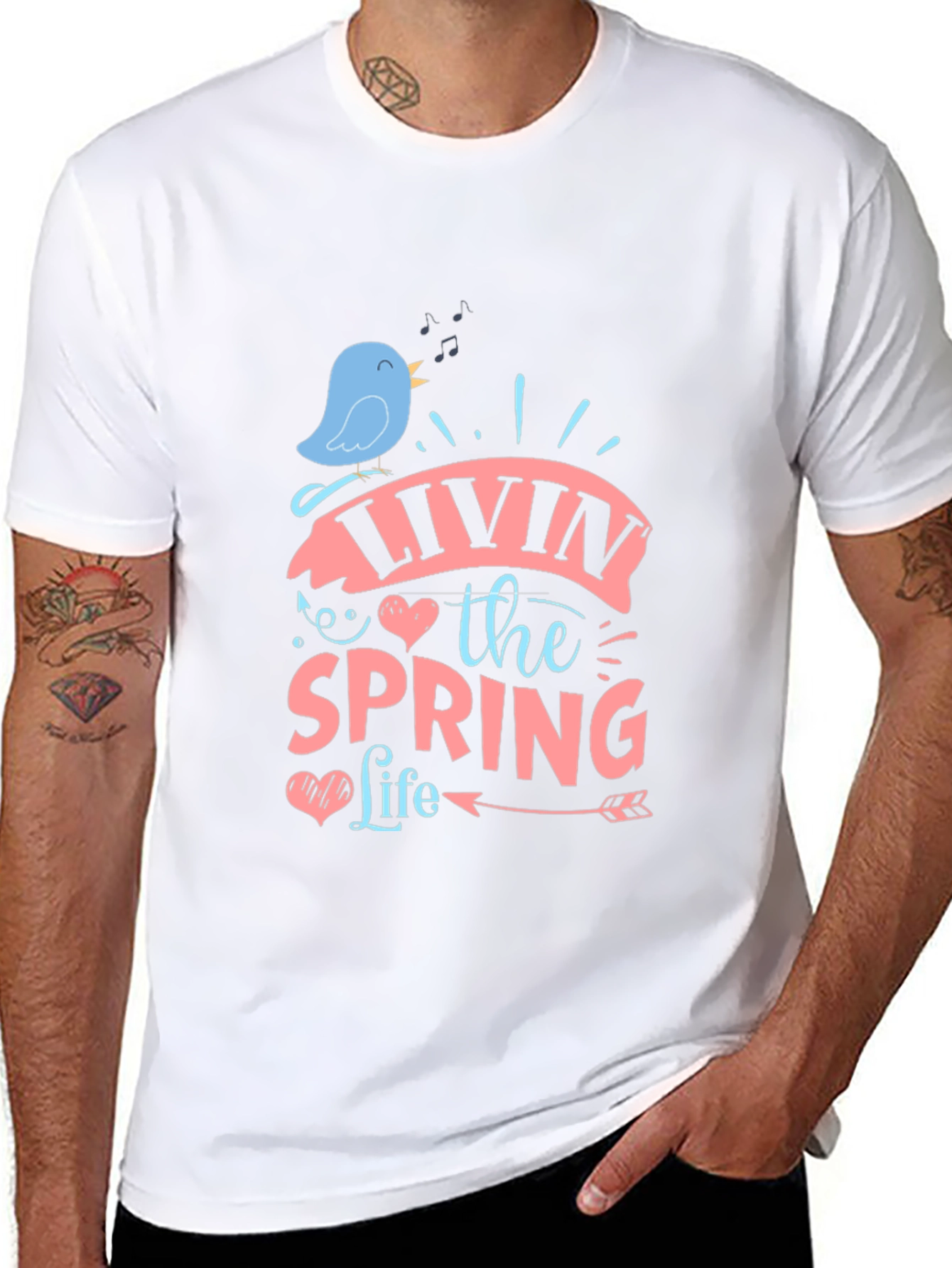 Livin The Spring Life Graphic Tee