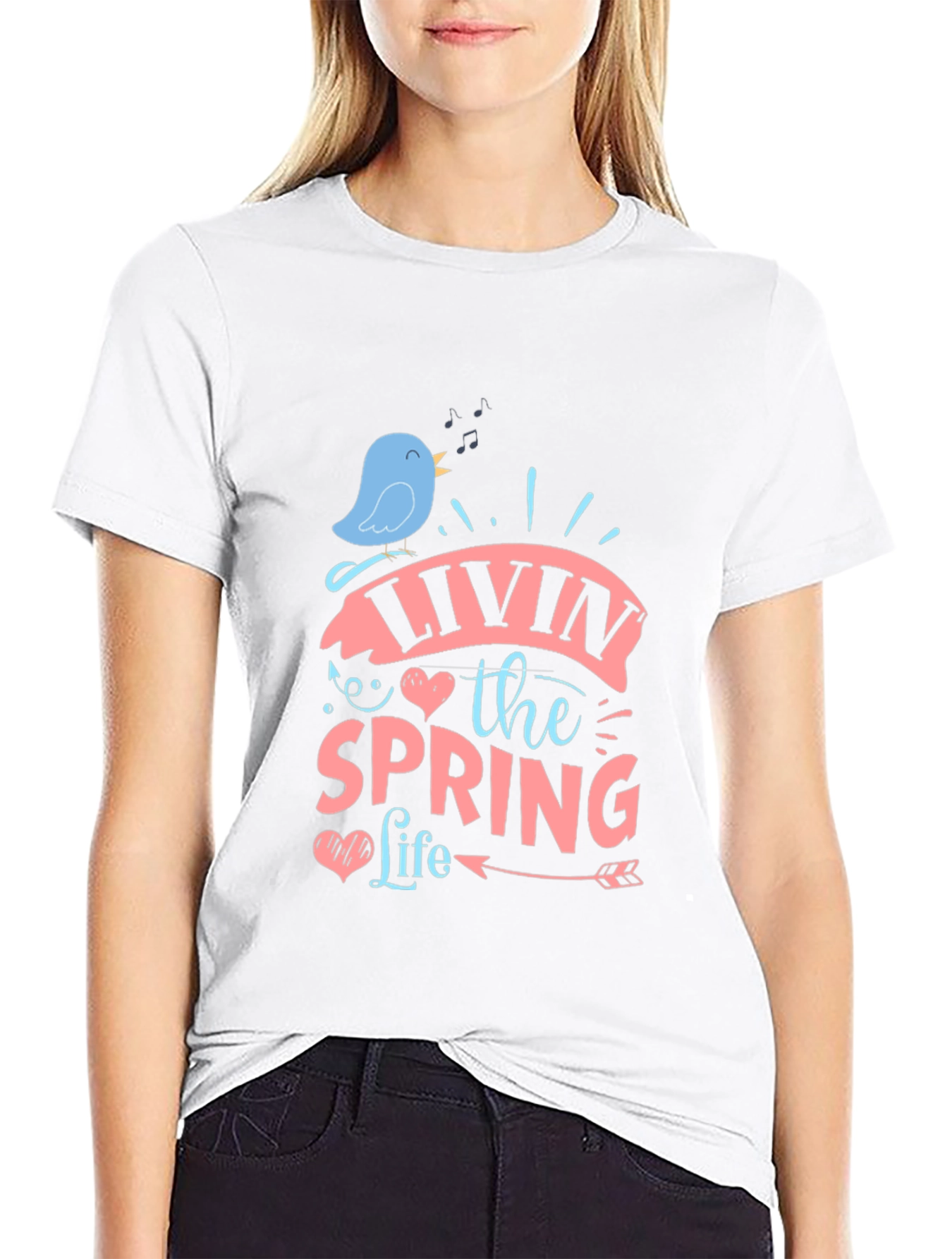 Livin The Spring Life Graphic Tee