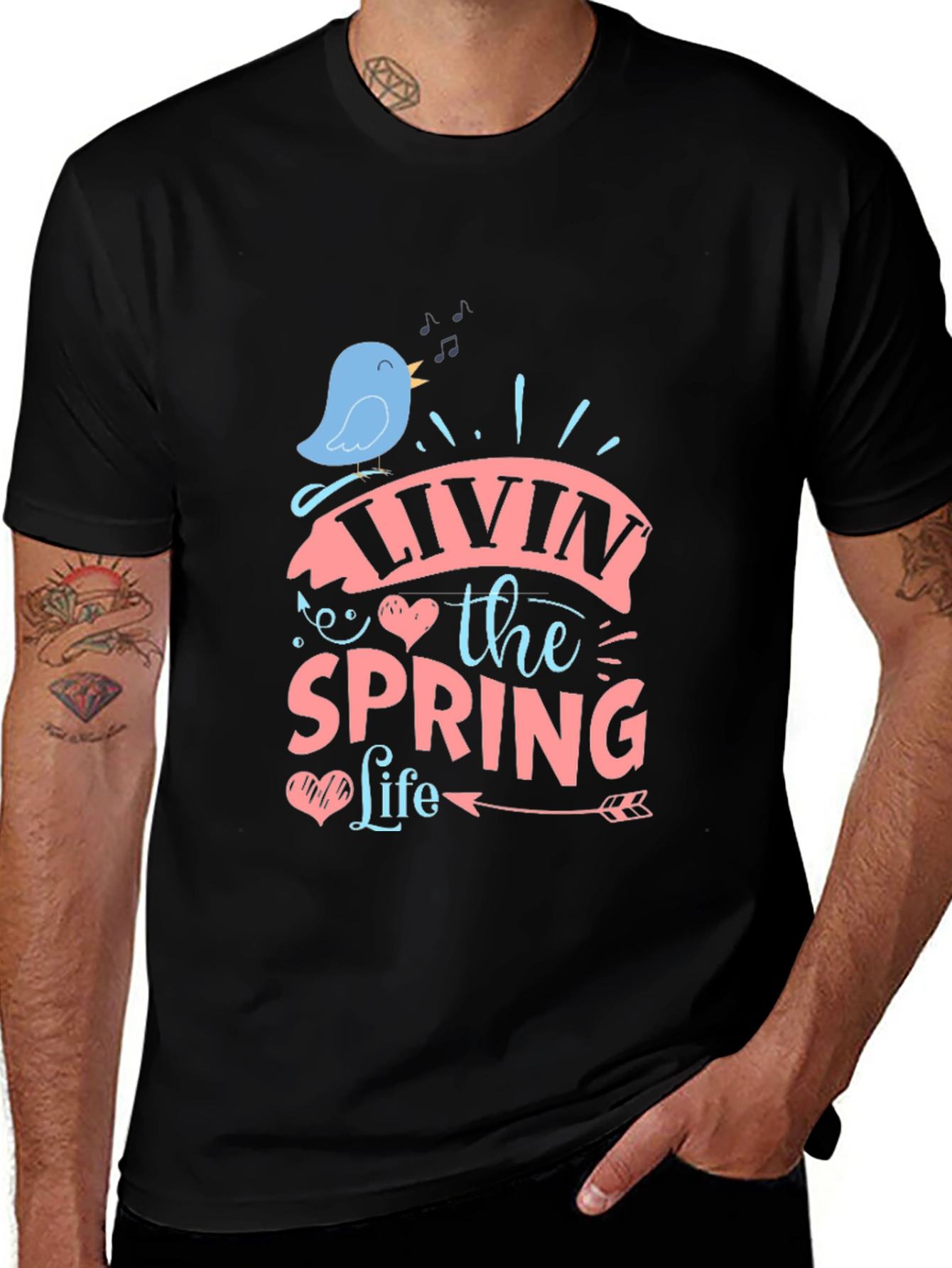 Livin The Spring Life Graphic Tee
