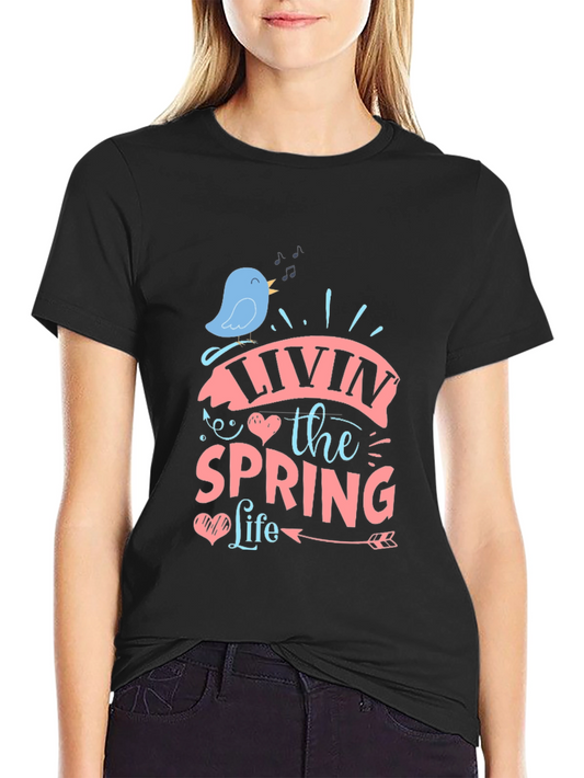 Livin The Spring Life Graphic Tee