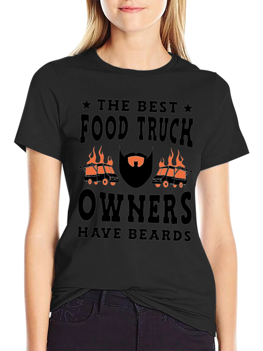 Food Truck Owner Beard T-Shirt