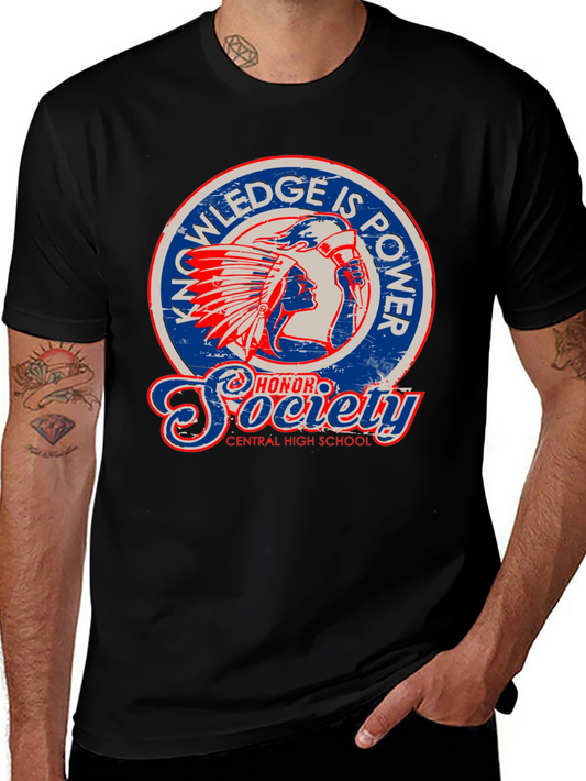Knowledge is Power Society Graphic T-Shirt