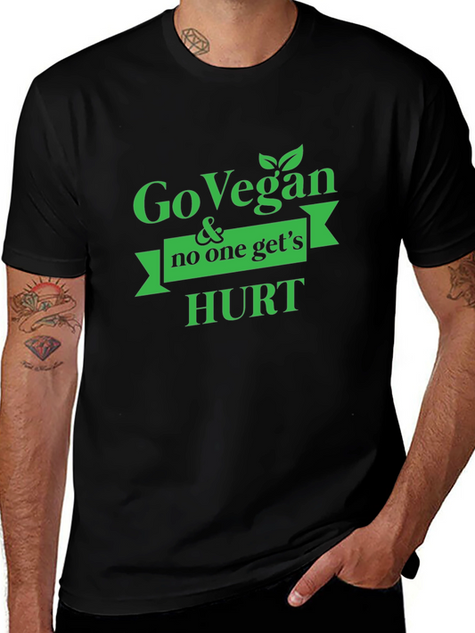 Go Vegan & No One Gets Hurt Graphic Tee