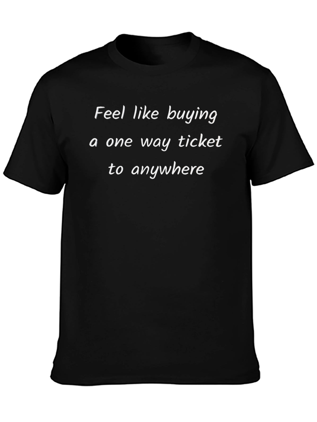 One Way Ticket Graphic Tee - Comfortable Cotton