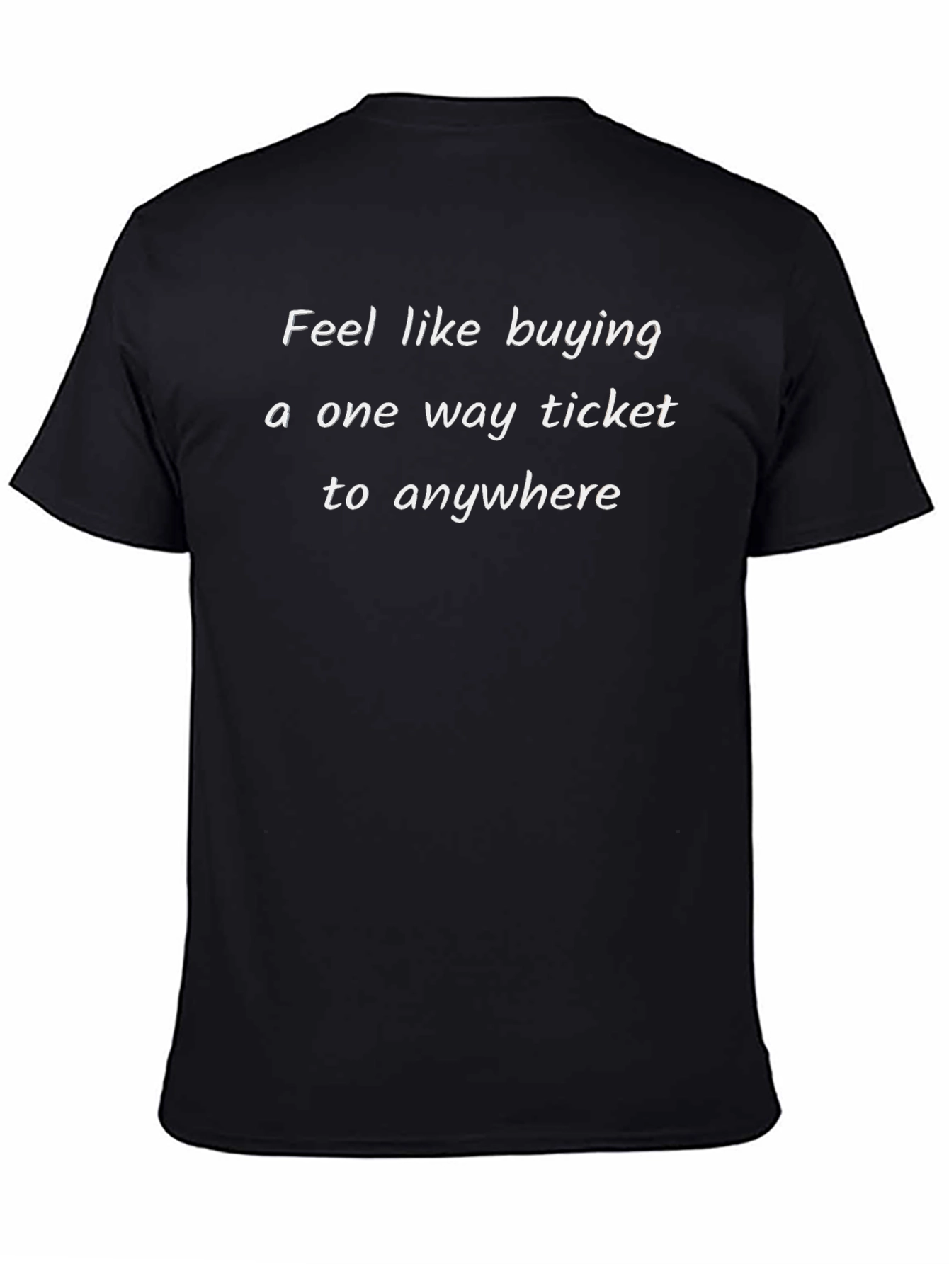 One Way Ticket Graphic Tee - Comfortable Cotton