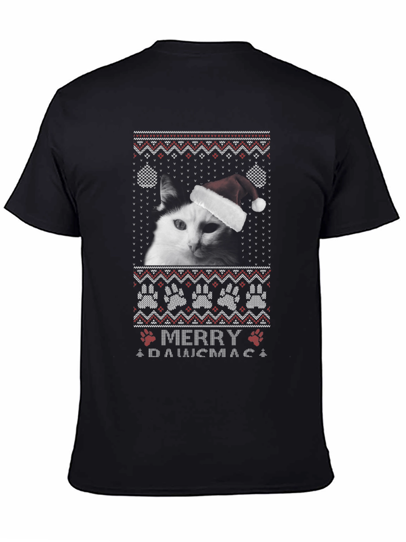 Merry Dawsmas Cat Christmas T-Shirt