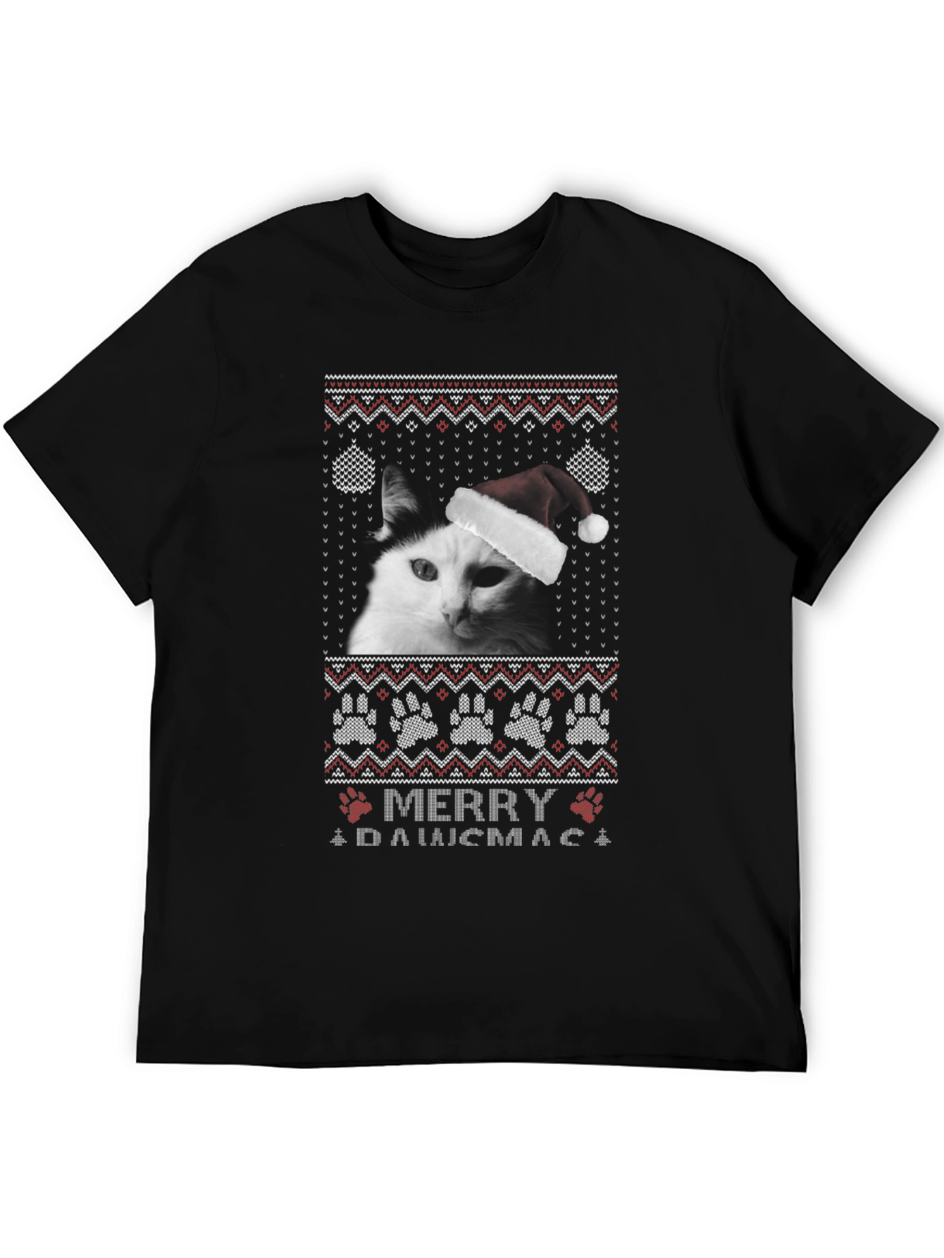 Merry Dawsmas Cat Christmas T-Shirt