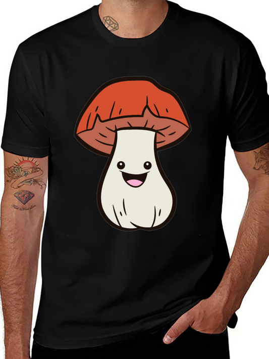 Cute Mushroom Graphic Tee - Fun & Stylish