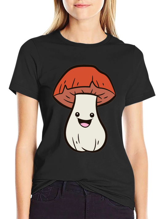 Cute Mushroom Graphic Tee - Fun & Stylish