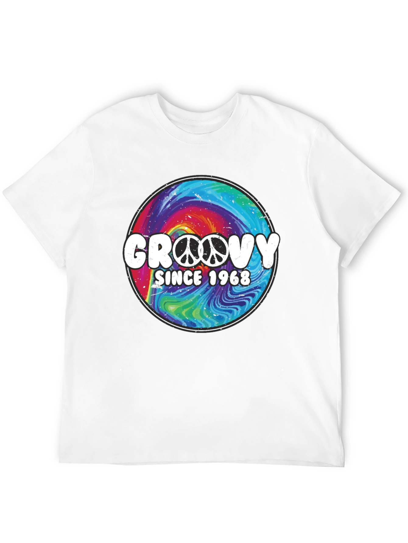 Groovy Since 1968 Tie Dye Graphic T-Shirt