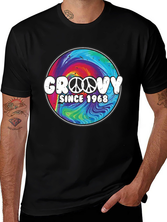 Groovy Since 1968 Tie Dye Graphic T-Shirt
