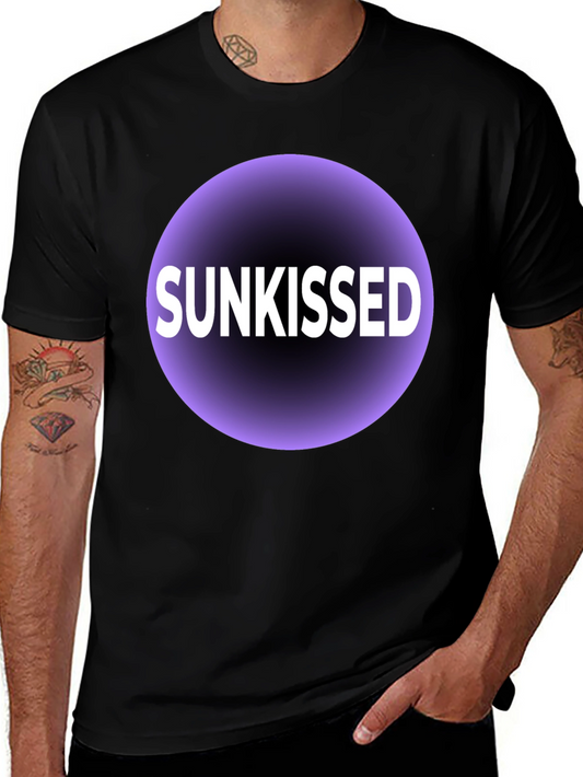 Sunkissed Graphic T-Shirt - Black Cotton Tee