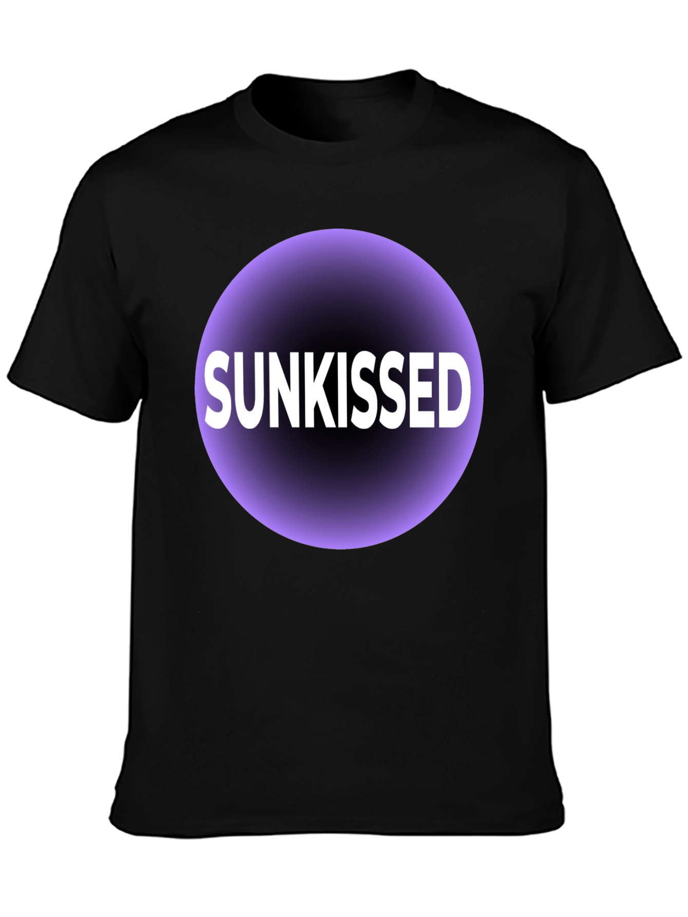 Sunkissed Graphic T-Shirt - Black Cotton Tee