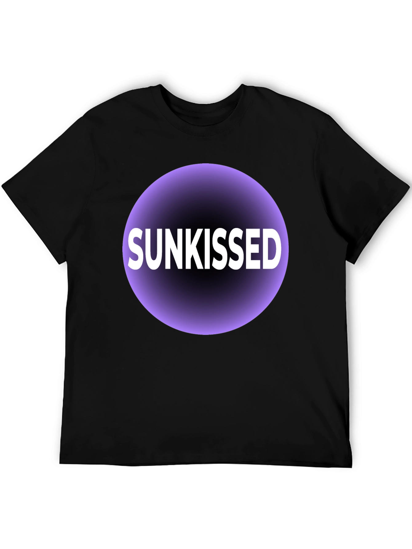 Sunkissed Graphic T-Shirt - Black Cotton Tee