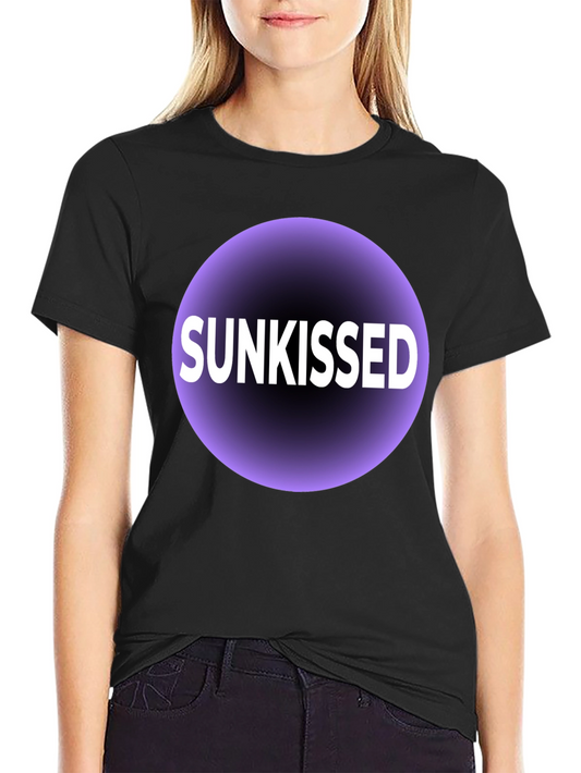 Sunkissed Graphic T-Shirt - Black Cotton Tee