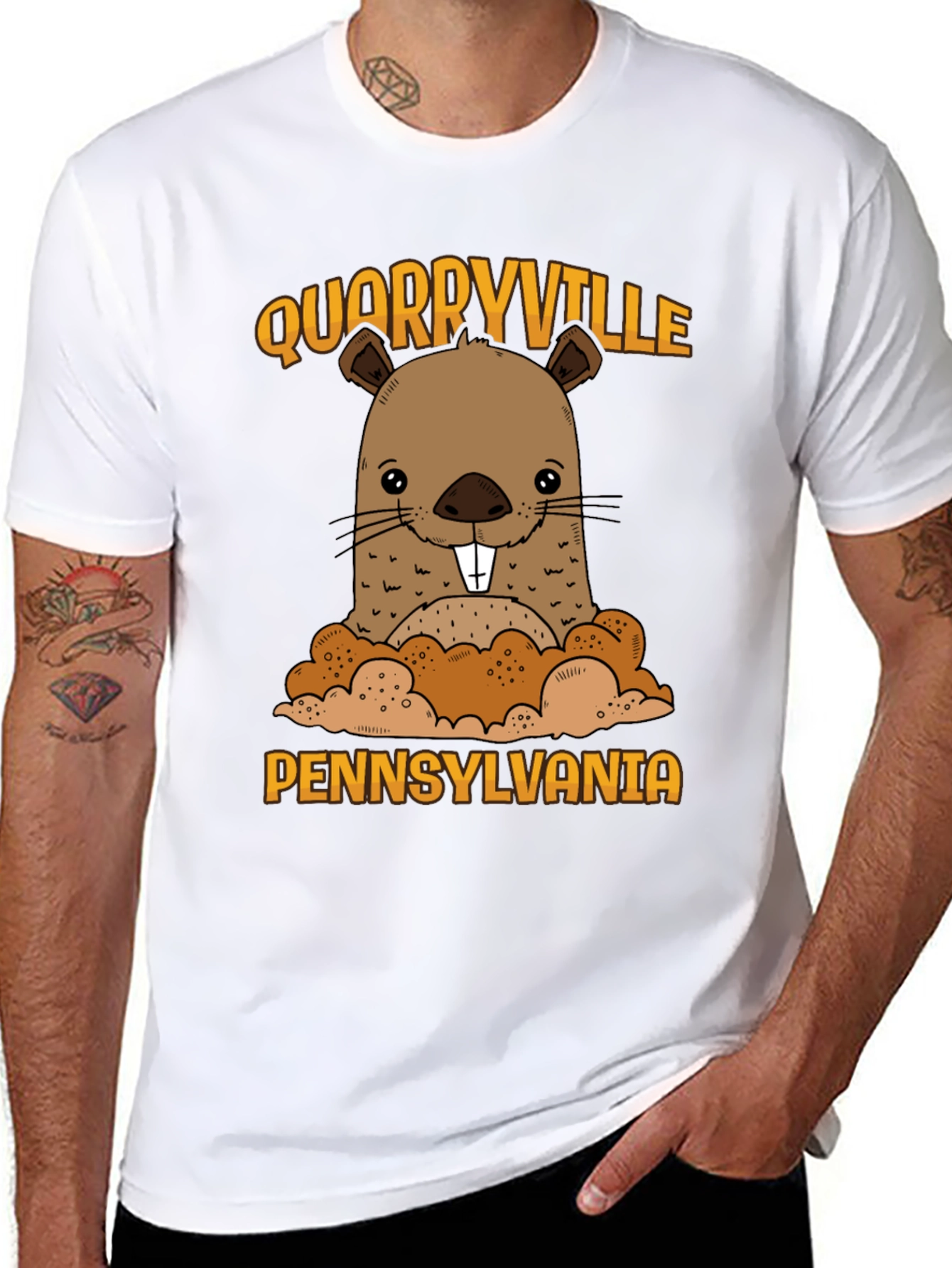 Quarryville Pennsylvania Groundhog T-Shirt